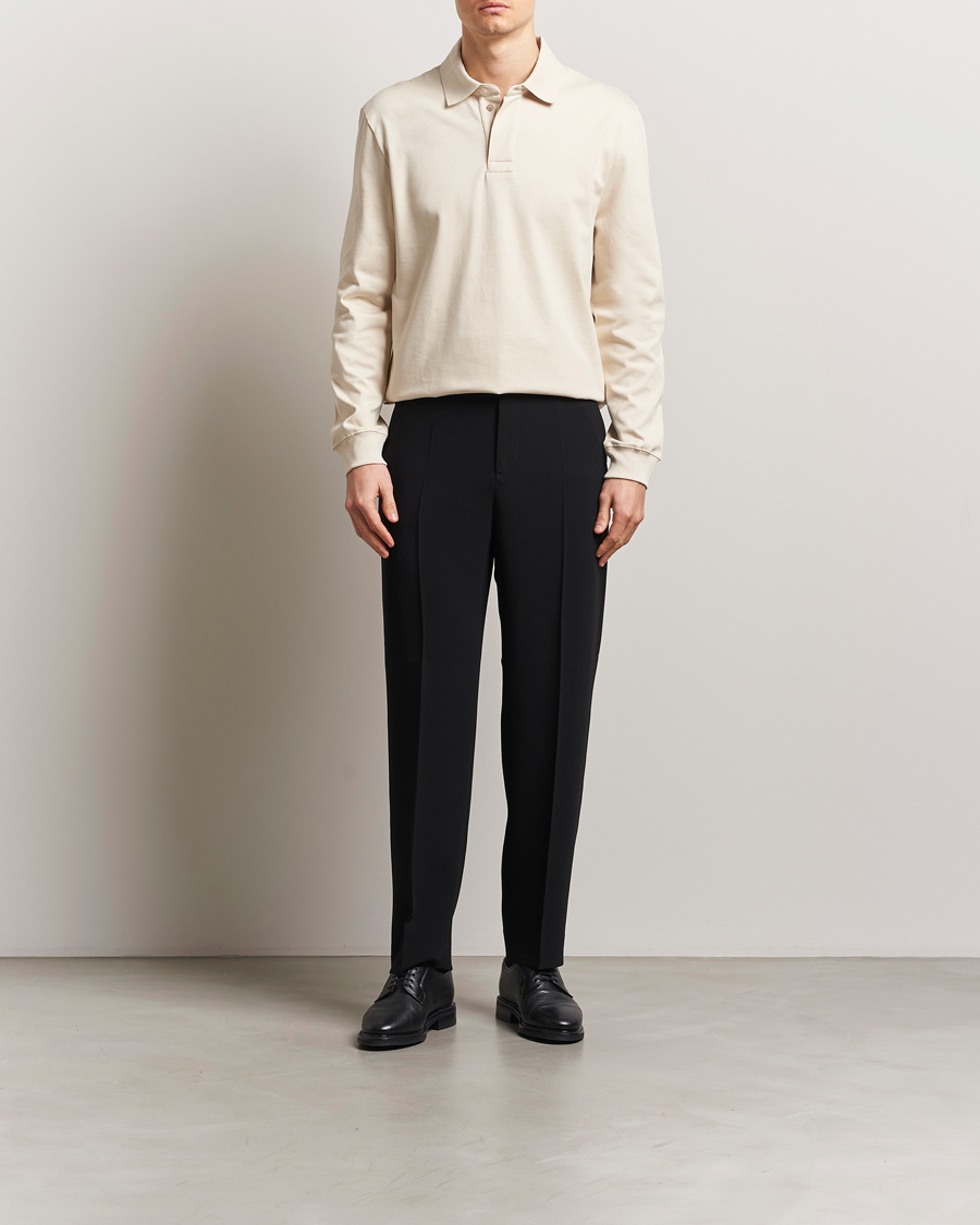 Homme | Pulls Et Tricots | Filippa K | Heavy Cotton Rugby Shirt Cream White