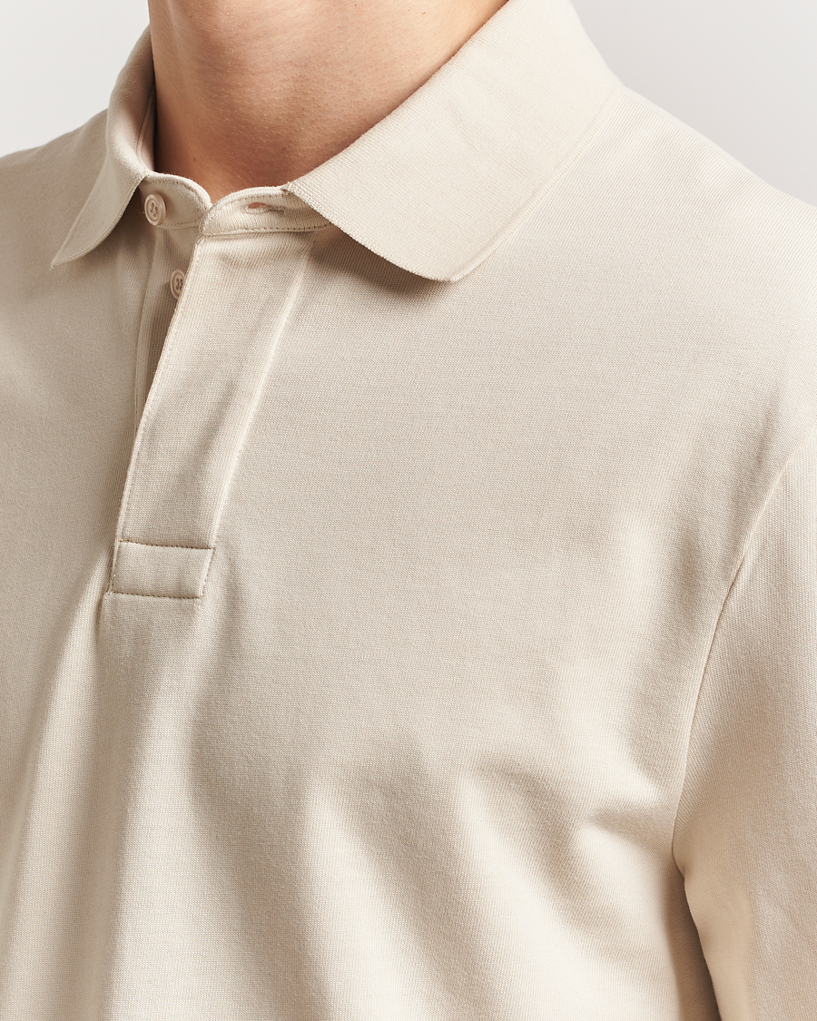 Homme | Pulls Et Tricots | Filippa K | Heavy Cotton Rugby Shirt Cream White
