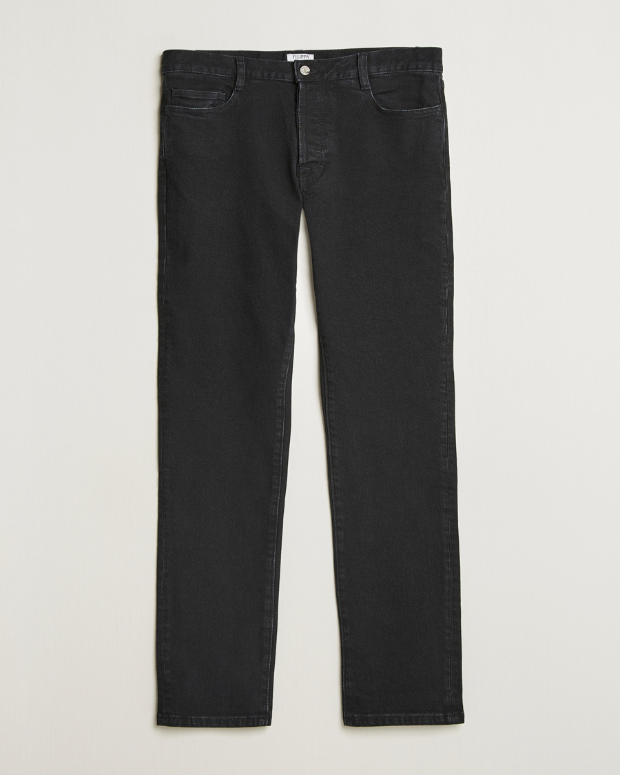 Homme | Jeans | Filippa K | Slim Straight Jeans Washed Black
