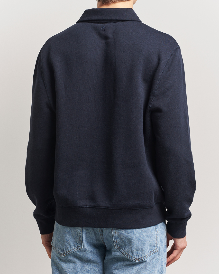 Homme | Pulls Et Tricots | Filippa K | Polo Sweatshirt Navy