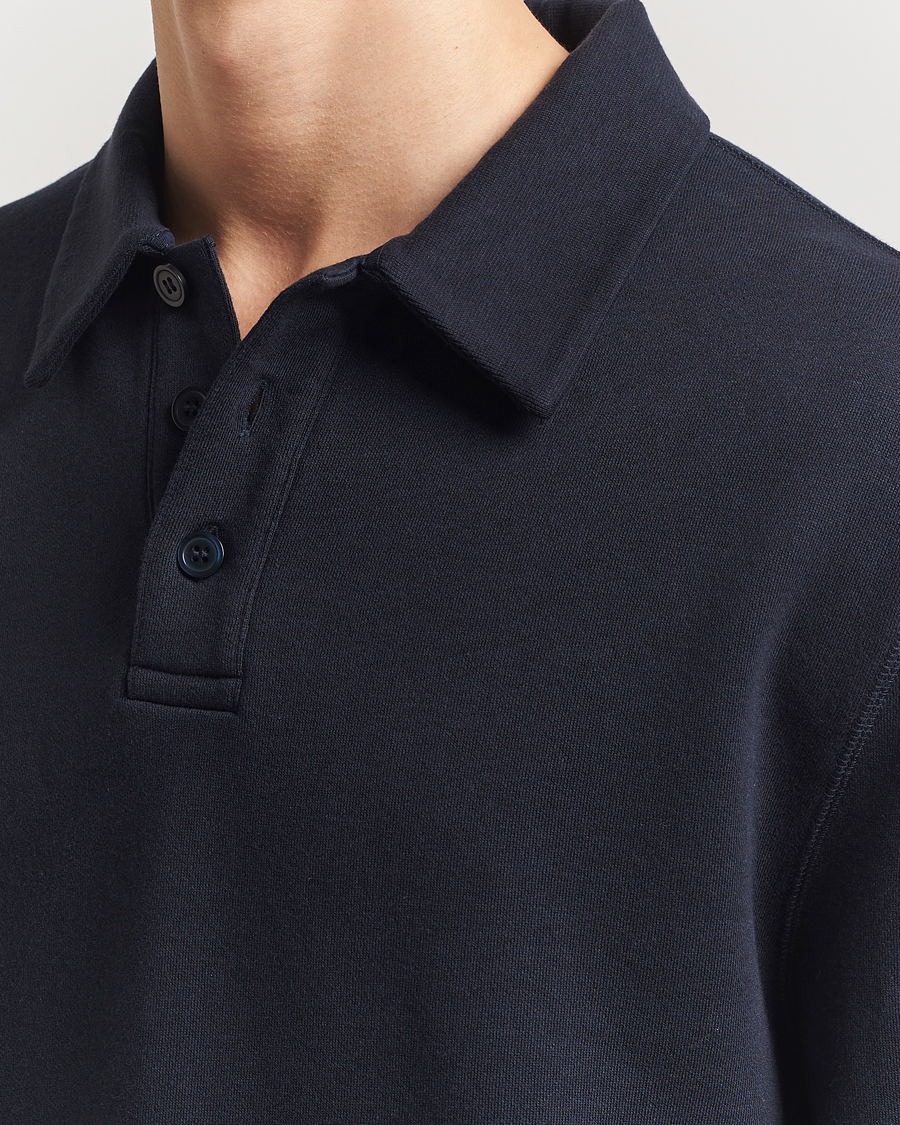 Homme | Pulls Et Tricots | Filippa K | Polo Sweatshirt Navy