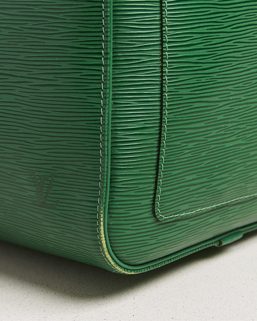 Homme | Louis Vuitton Pre-Owned Keepall 50 Epi Leather Bag Green | Louis Vuitton Pre-Owned | Keepall 50 Epi Leather Bag Green