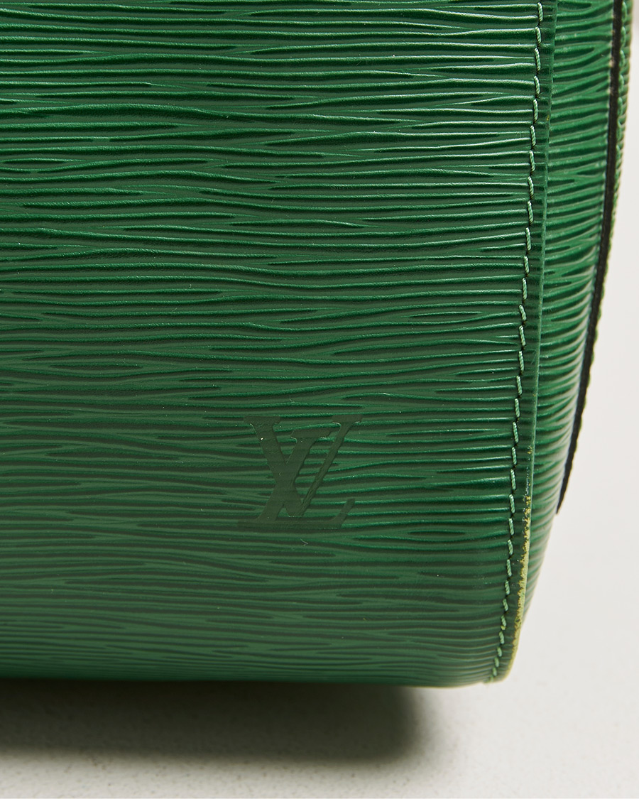 Homme | Louis Vuitton Pre-Owned Keepall 50 Epi Leather Bag Green | Louis Vuitton Pre-Owned | Keepall 50 Epi Leather Bag Green