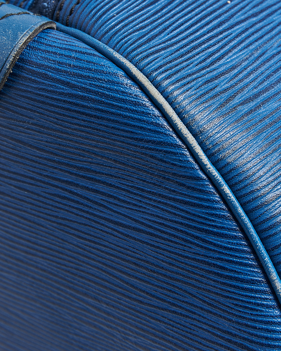 Homme | Louis Vuitton Pre-Owned Keepall 55 EPI Leather Bag Blue | Louis Vuitton Pre-Owned | Keepall 55 EPI Leather Bag Blue