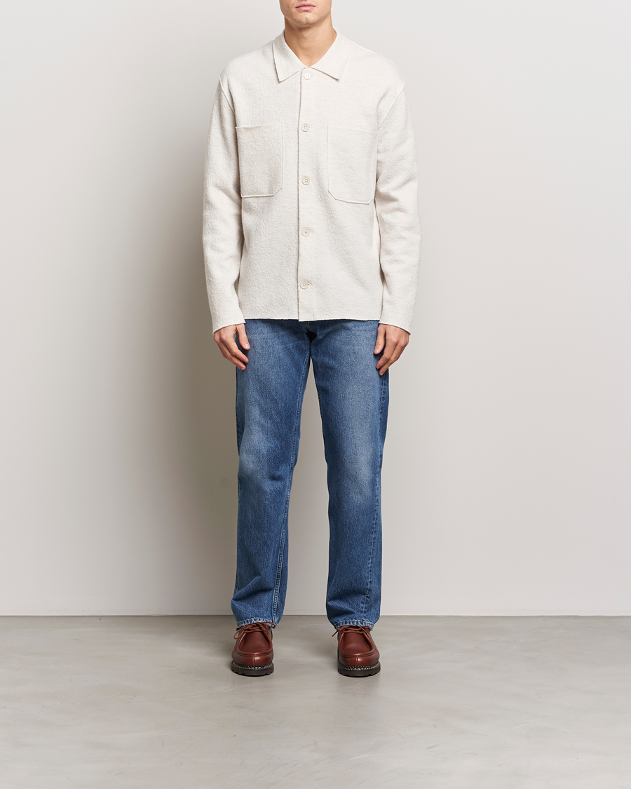 Homme | Pulls Et Tricots | NN07 | Jonas Boiled Wool Cardigan Ivory