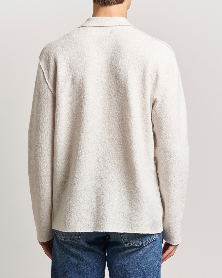 Homme | Pulls Et Tricots | NN07 | Jonas Boiled Wool Cardigan Ivory