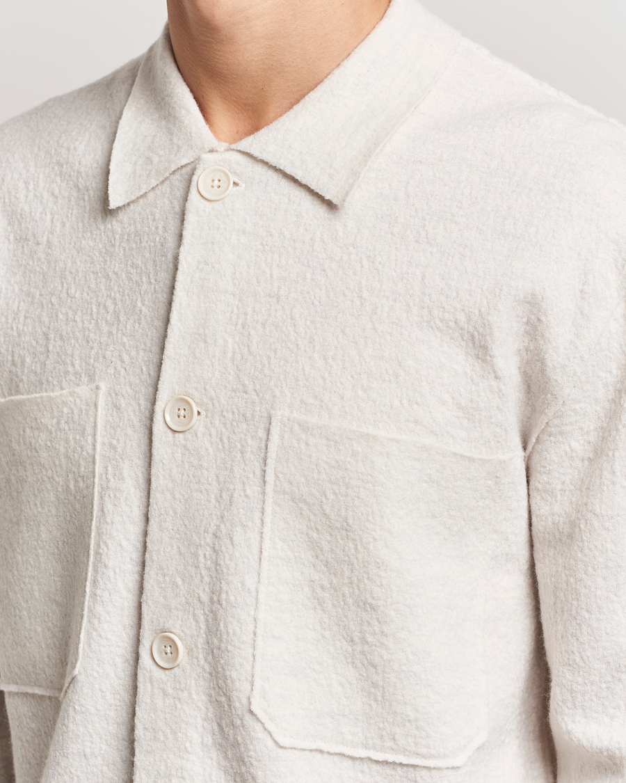 Homme | Pulls Et Tricots | NN07 | Jonas Boiled Wool Cardigan Ivory