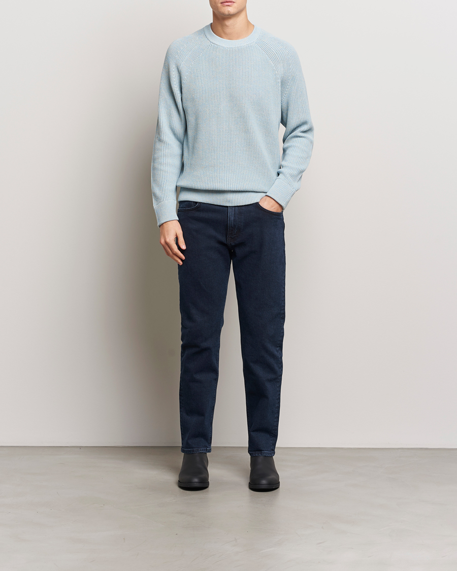 Homme | Pulls Et Tricots | NN07 | Jacobo Cotton Crew Neck Sweater Powder Blue