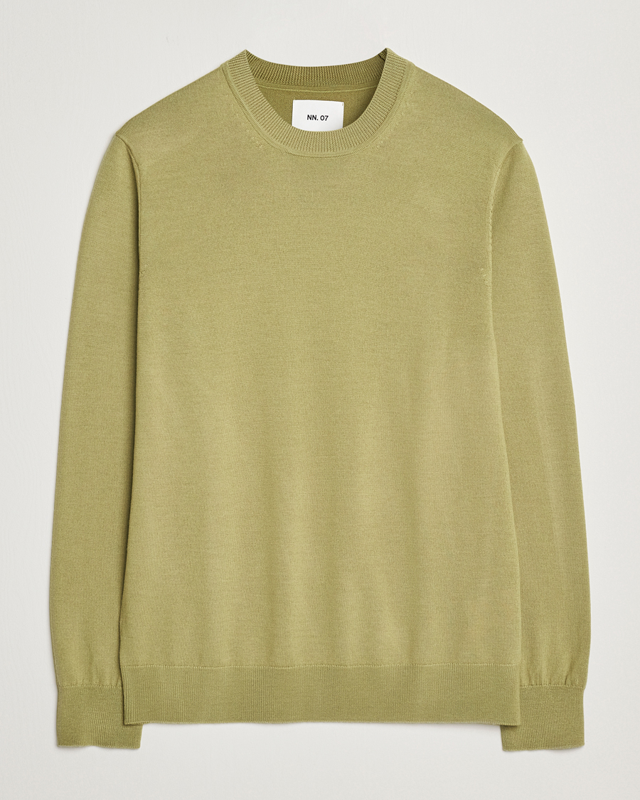 Homme | Pulls Et Tricots | NN07 | Ted Merino Crew Neck Pullover Evergreen