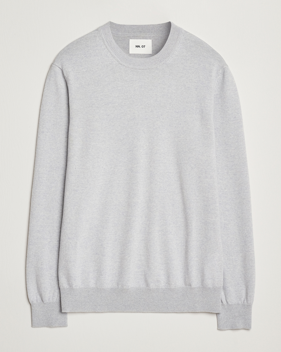 Homme | Pulls Et Tricots | NN07 | Ted Merino Crew Neck Pullover Grey Melange