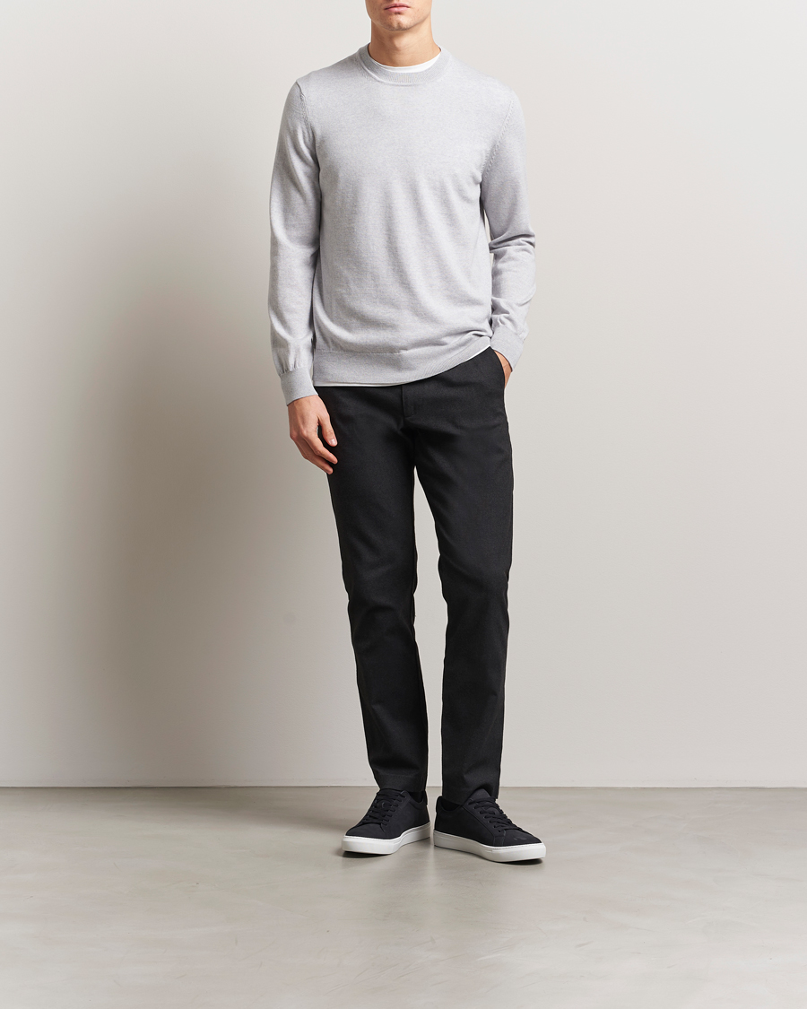 Homme | Pulls Et Tricots | NN07 | Ted Merino Crew Neck Pullover Grey Melange
