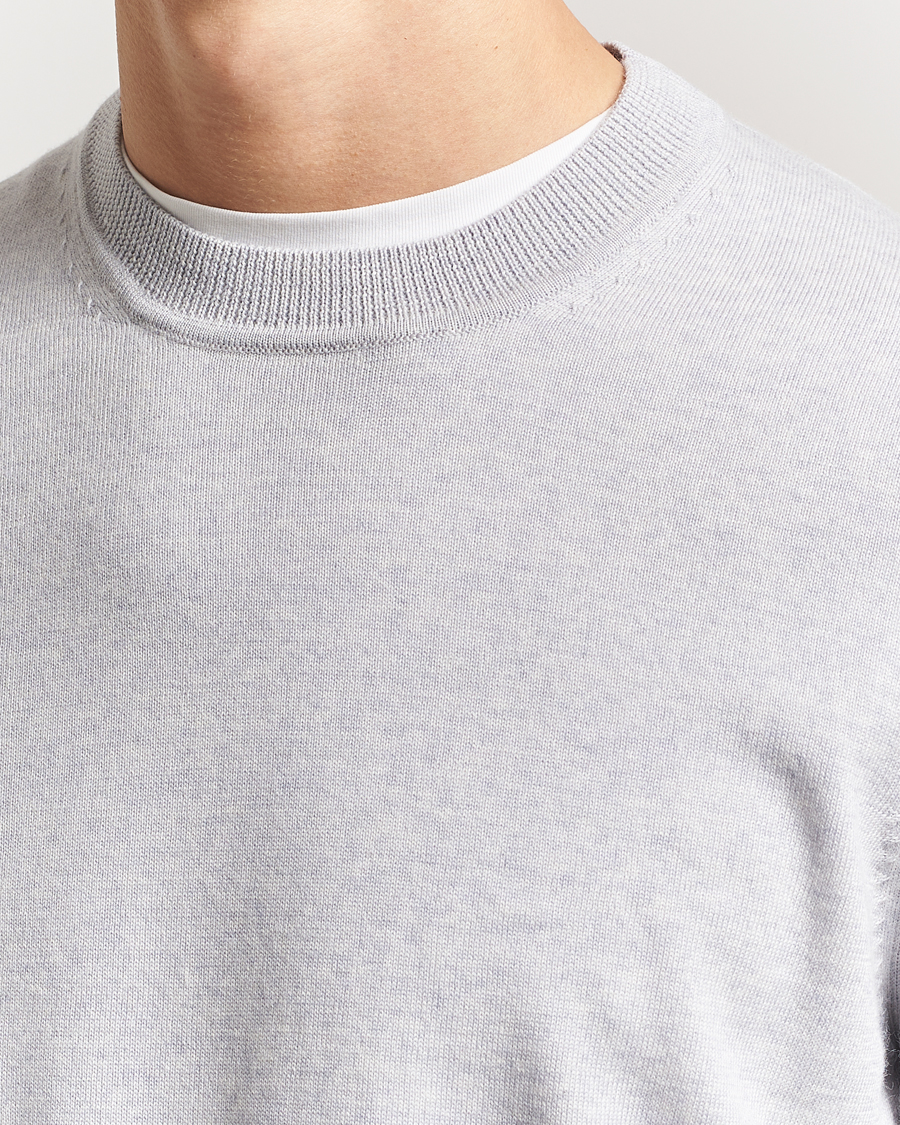 Homme | Pulls Et Tricots | NN07 | Ted Merino Crew Neck Pullover Grey Melange