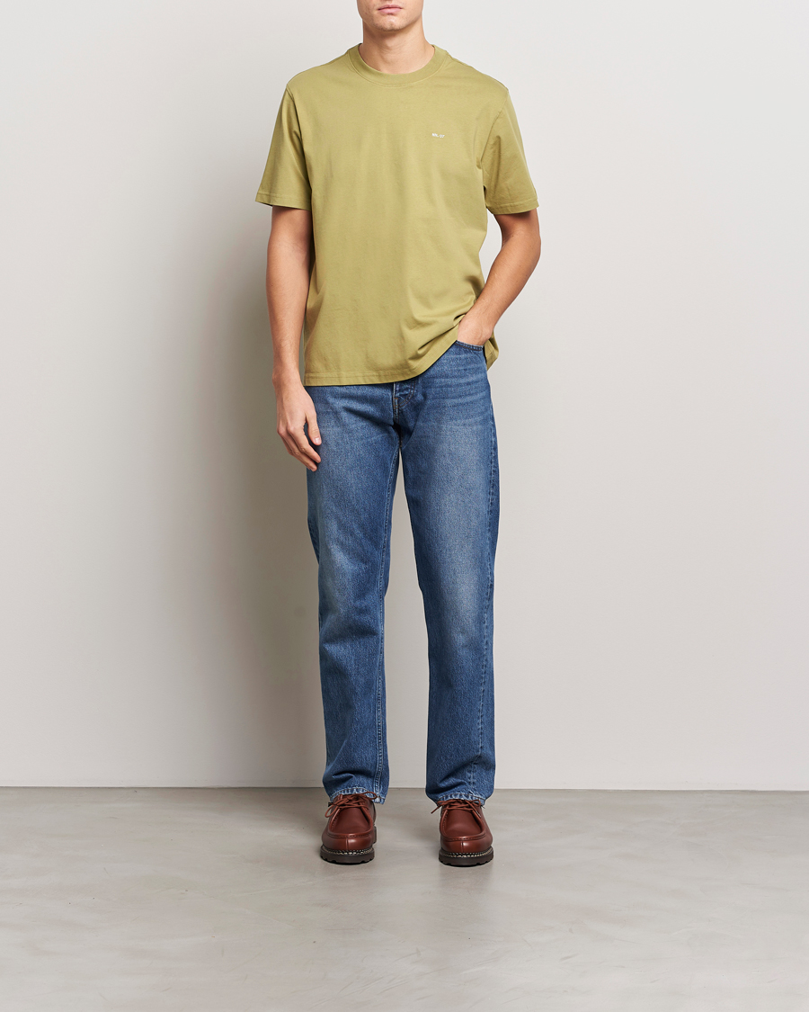 Homme | T-shirts | NN07 | Adam Logo Crew Neck T-Shirt Evergreen