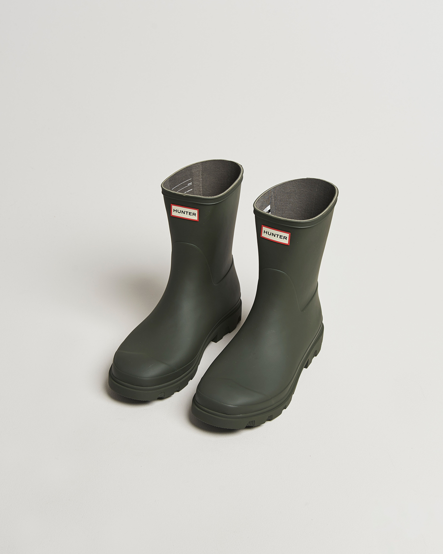 Homme | Couvre-Chaussures | Hunter Boots | Downpour Short Boot Dark Olive