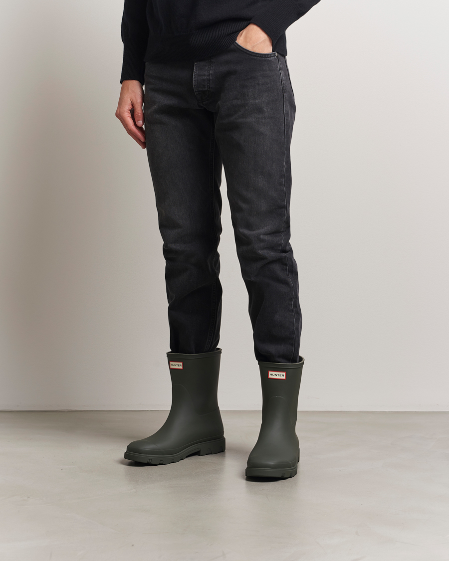 Homme | Couvre-Chaussures | Hunter Boots | Downpour Short Boot Dark Olive