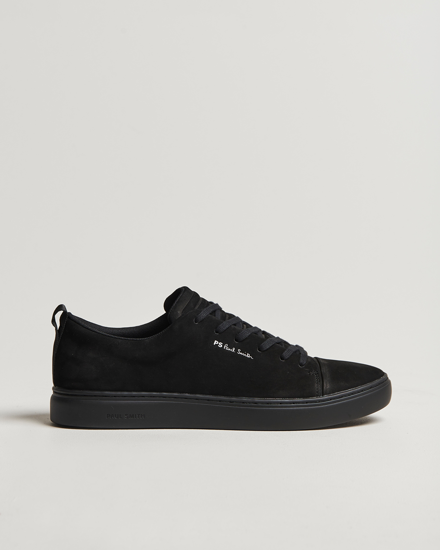 Homme | PS Paul Smith Lee Cap Toe Suede Sneaker Black | PS Paul Smith | Lee Cap Toe Suede Sneaker Black