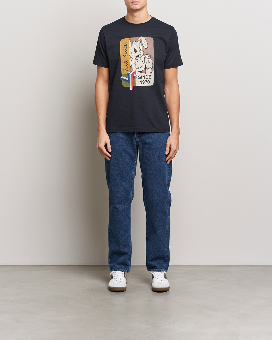 Homme | T-shirts | PS Paul Smith | 70's Bunny Crew Neck T-Shirt Navy