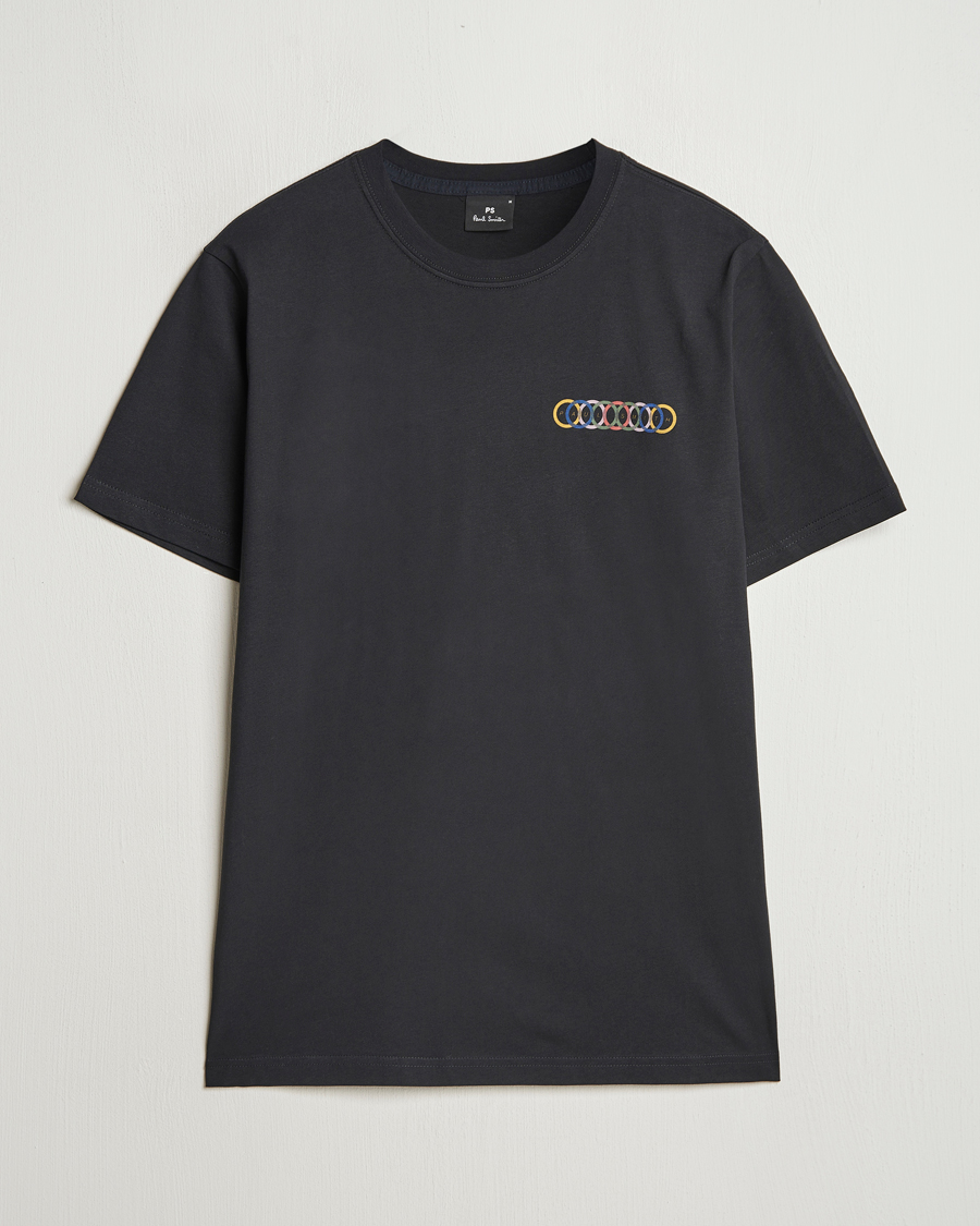 Homme | T-shirts | PS Paul Smith | Multi Circles Crew Neck T-Shirt Black