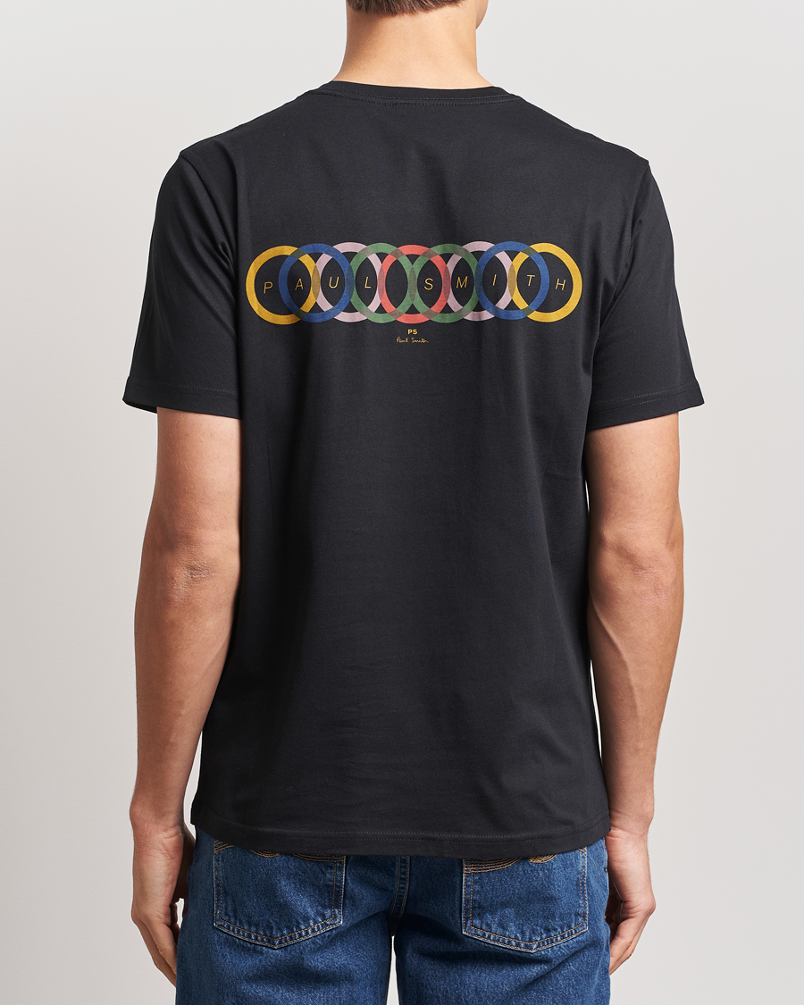 Homme | T-shirts | PS Paul Smith | Multi Circles Crew Neck T-Shirt Black