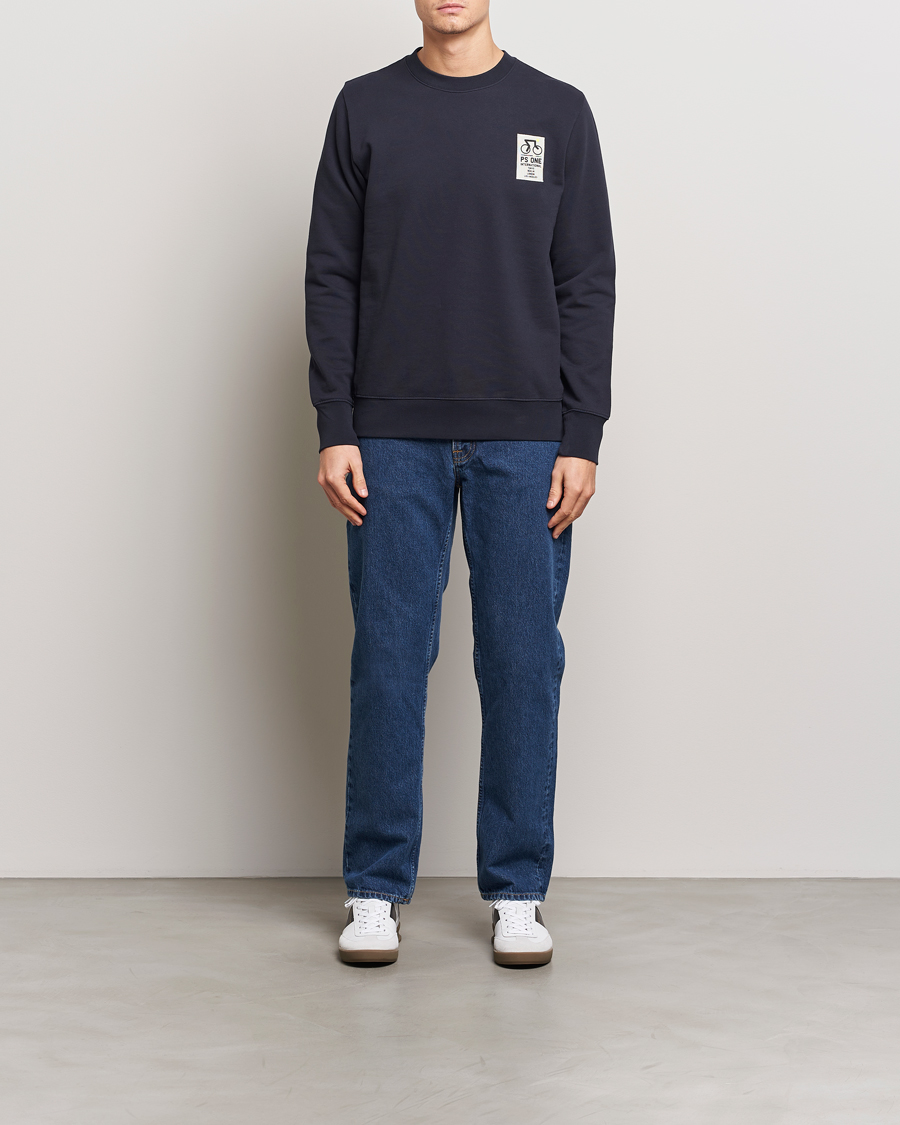 Homme | Pulls Et Tricots | PS Paul Smith | One Bike Crew Neck Sweatshirt Navy