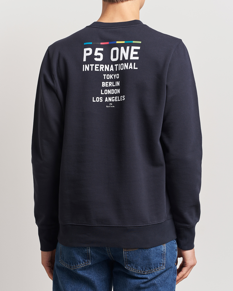 Homme | Pulls Et Tricots | PS Paul Smith | One Bike Crew Neck Sweatshirt Navy