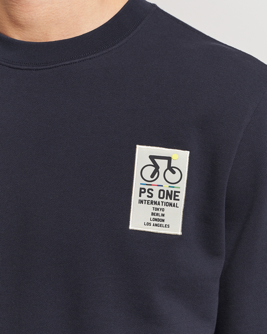 Homme | Pulls Et Tricots | PS Paul Smith | One Bike Crew Neck Sweatshirt Navy