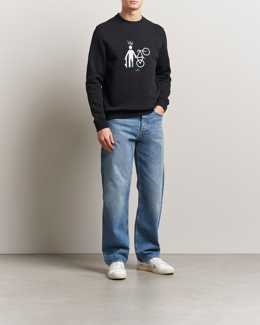 Homme | Pulls Et Tricots | PS Paul Smith | Skater Bike Crew Neck Sweatshirt Black