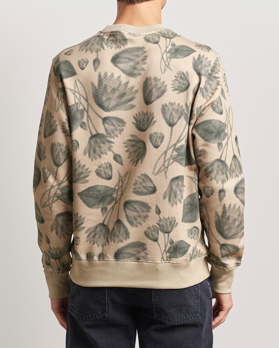 Homme | Pulls Et Tricots | PS Paul Smith | Flower Printed Crew Neck Sweatshirt Light Brown