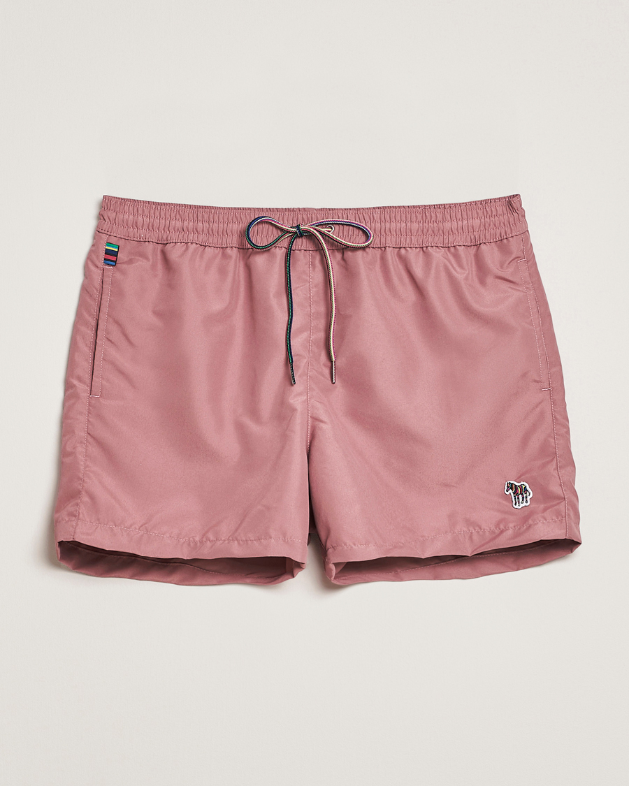 Homme | Maillots De Bain | Paul Smith | Zebra Swimshorts Dusty Red
