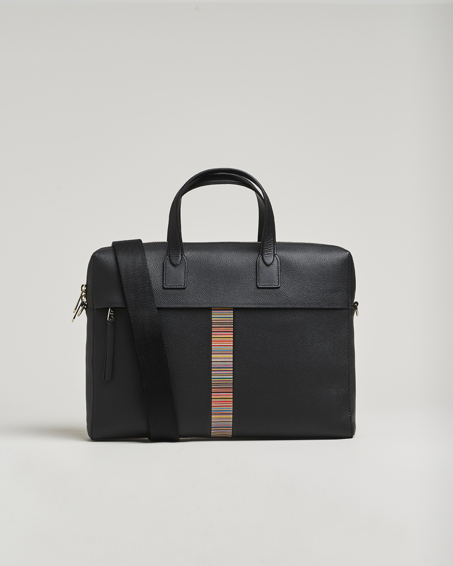 Homme | Paul Smith Signature Trim Briefcase Black | Paul Smith | Signature Trim Briefcase Black