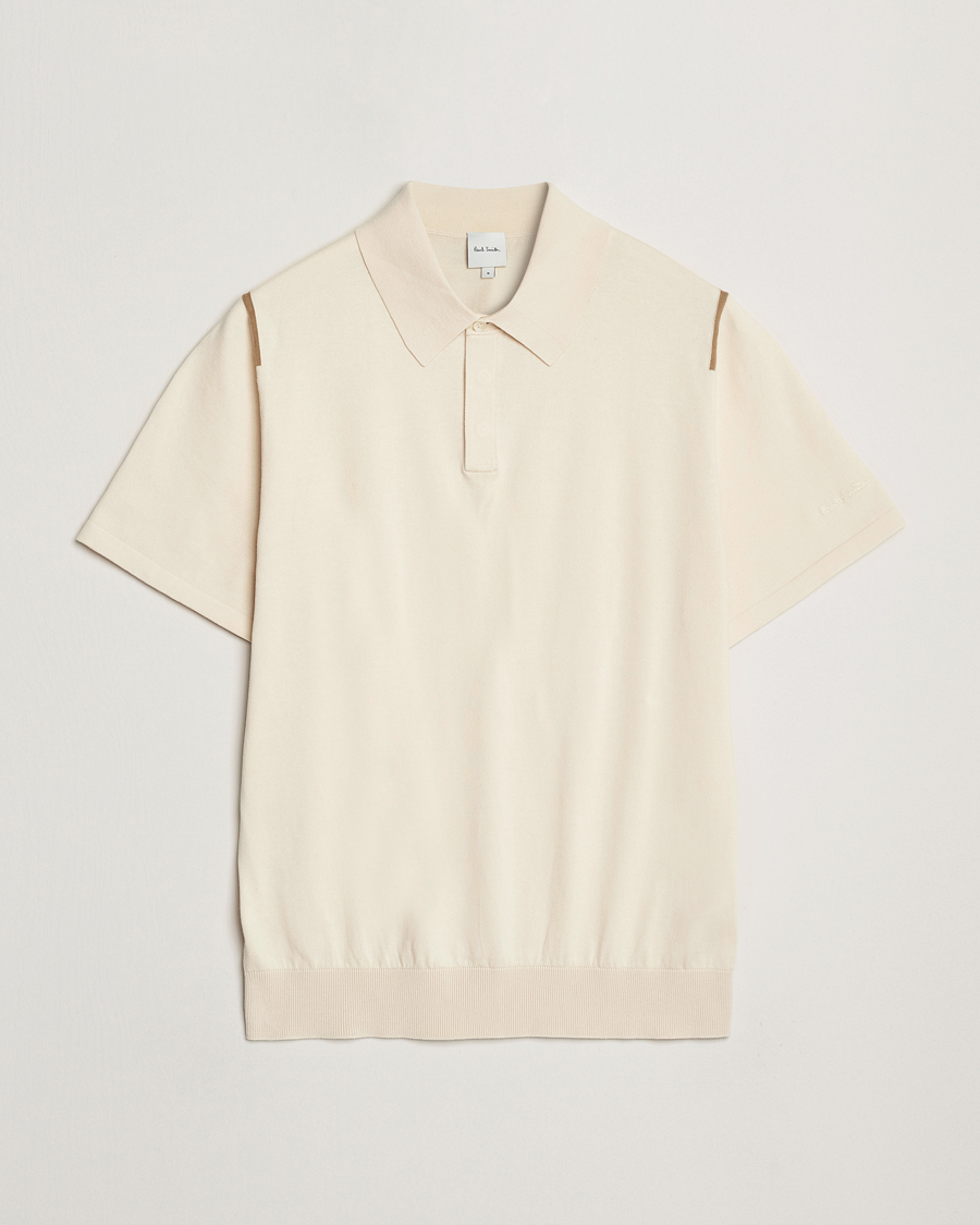 Homme | Polos | Paul Smith | Cotton Knitted Polo White