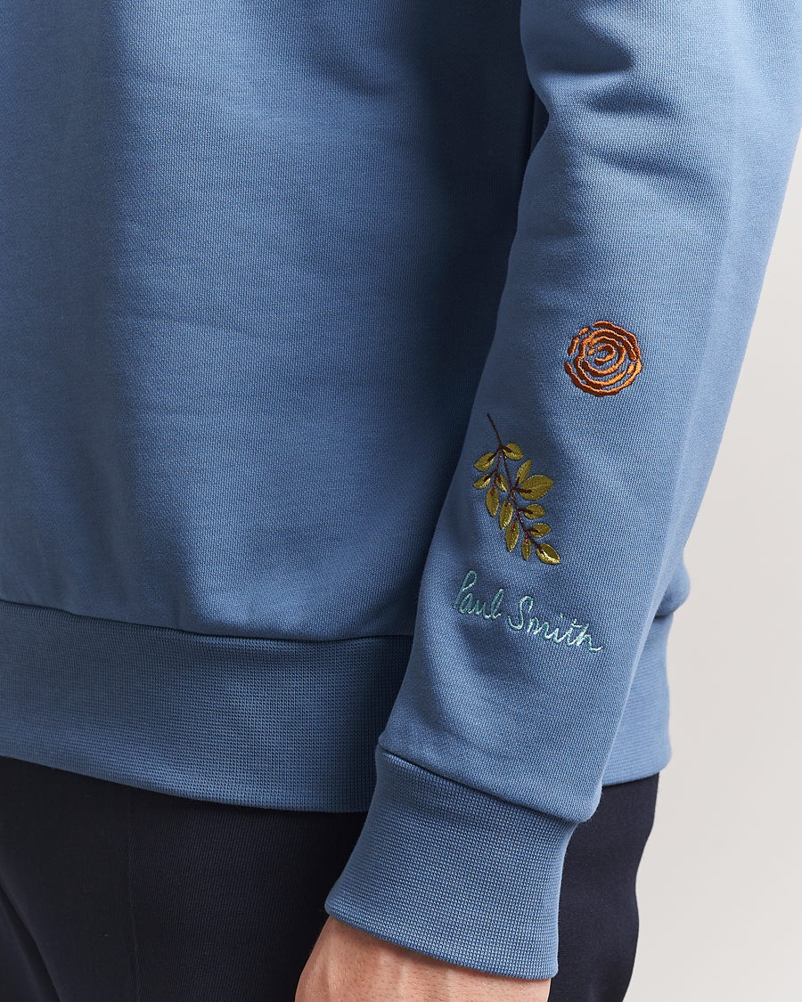 Homme | Pulls Et Tricots | Paul Smith | Embroidered Sweatshirt Blue