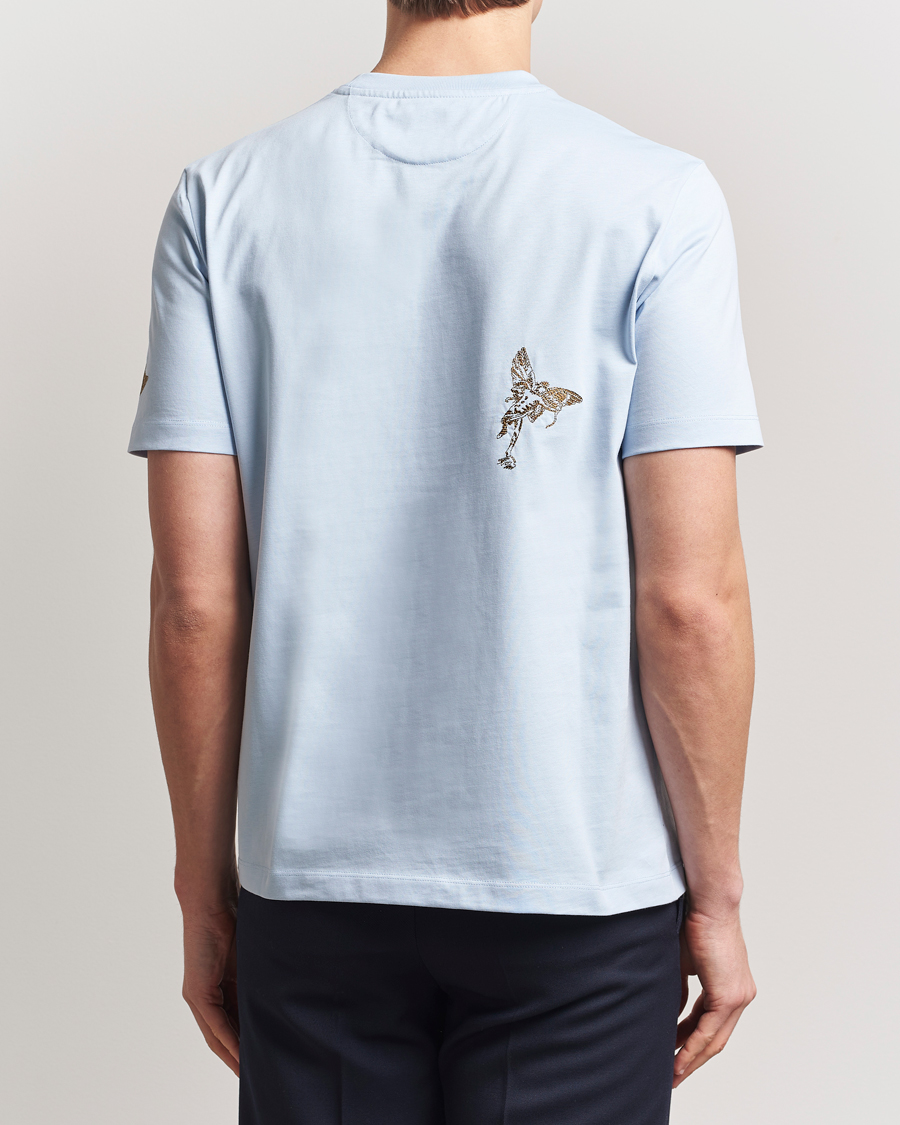 Homme | T-shirts | Paul Smith | Embroidered T-Shirt Light Blue