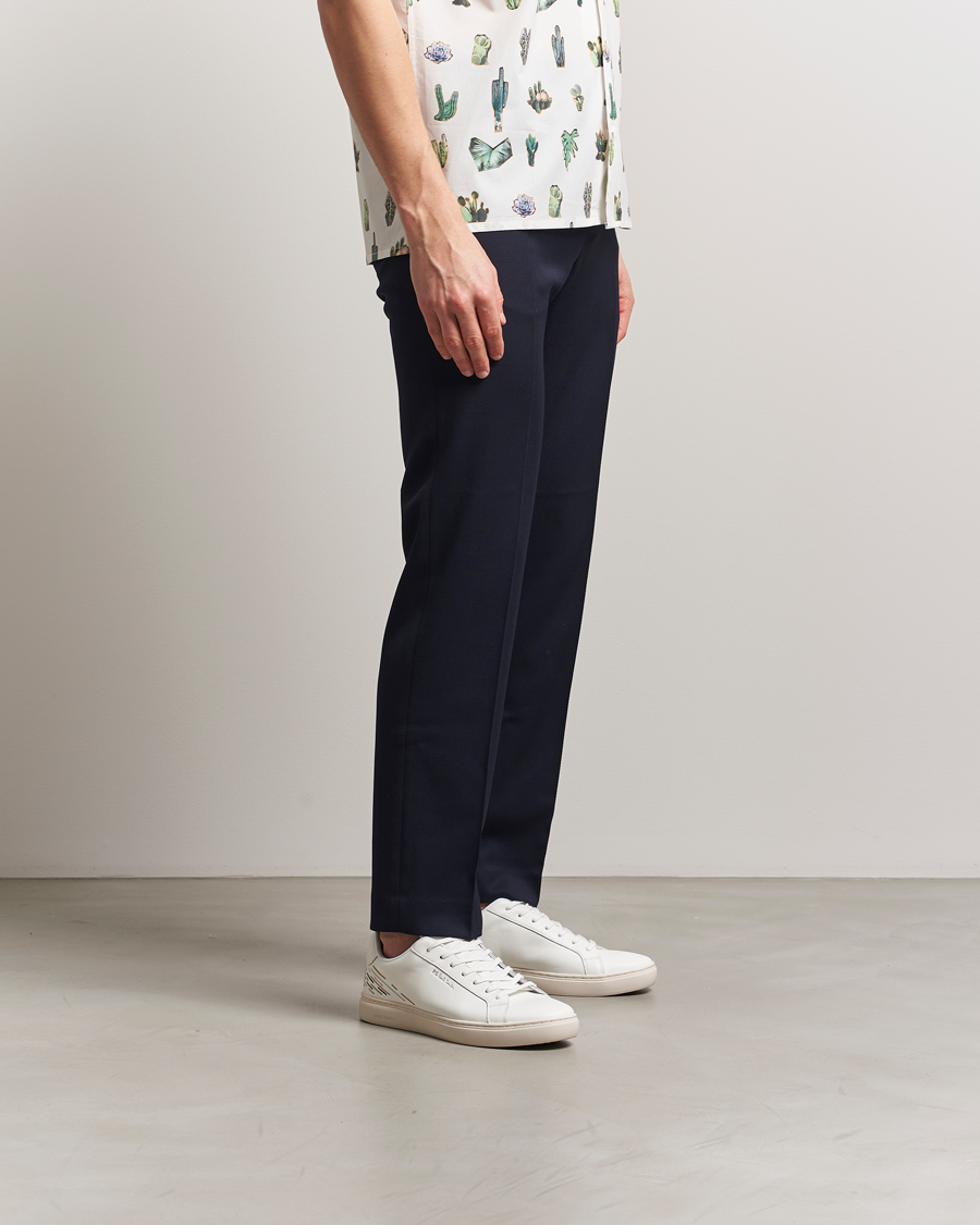 Homme | PS Paul Smith Rex Embroidered Leather Sneaker White | PS Paul Smith | Rex Embroidered Leather Sneaker White