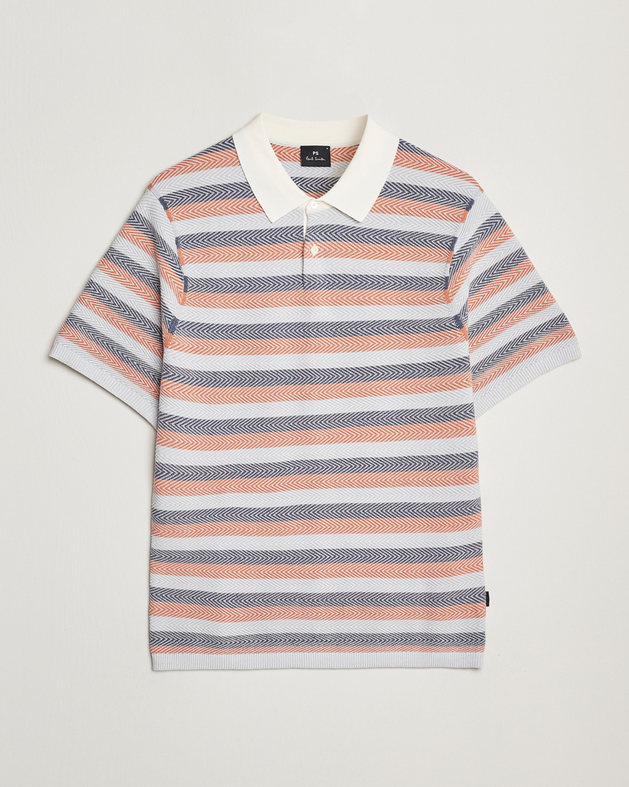 Homme | Polos | PS Paul Smith | Striped Knitted Polo Multi