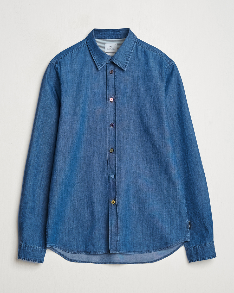 Homme | Chemises | PS Paul Smith | Tailored Fit Denim Shirt Blue