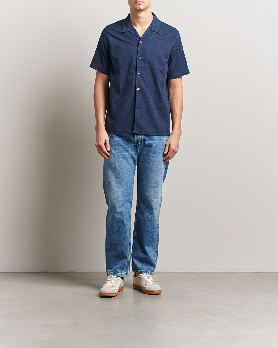 Homme | Chemises | PS Paul Smith | Structured Short Sleeve Shirt Navy
