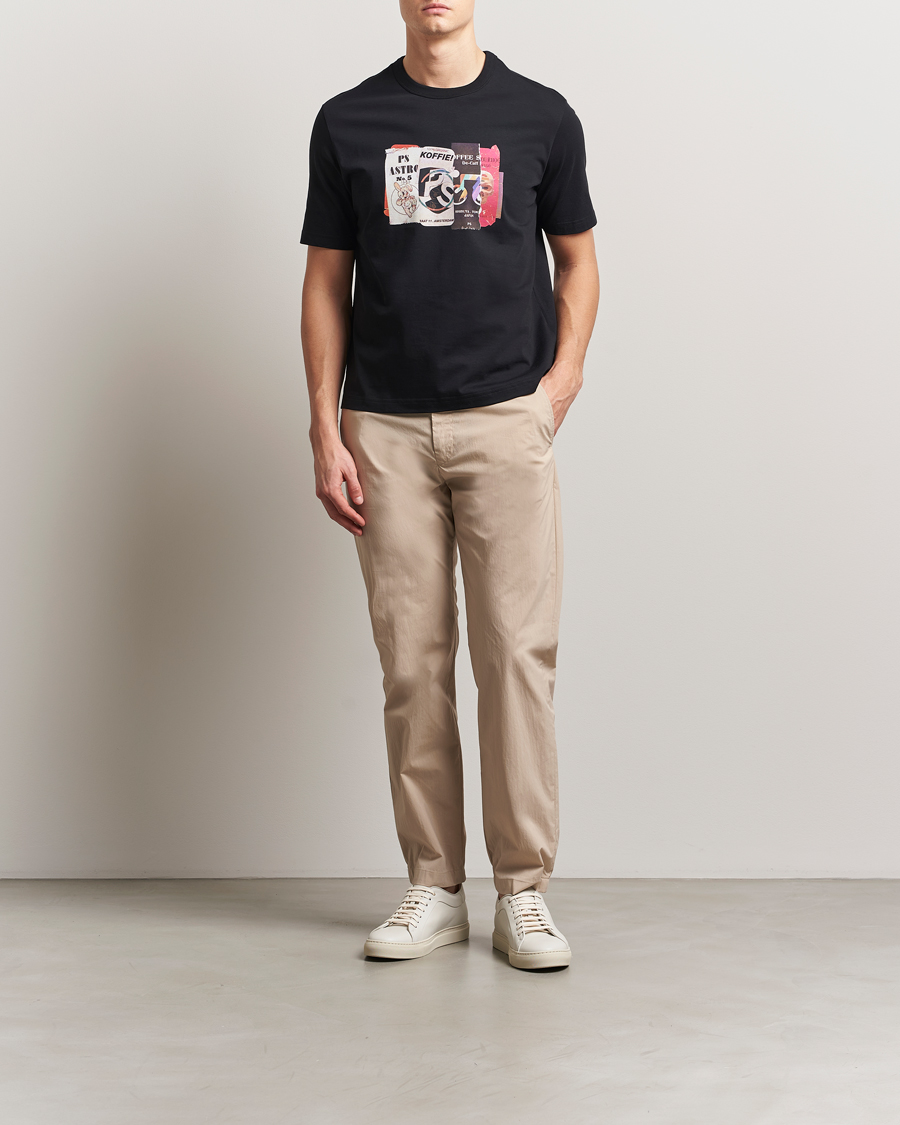 Homme | T-shirts | PS Paul Smith | Cut & Paste Printed T-Shirt Black