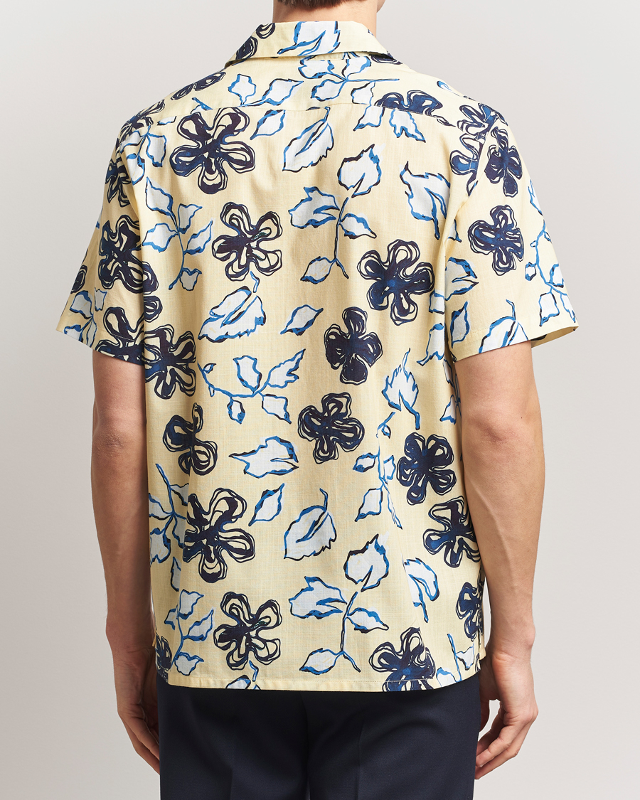 Homme | Chemises | PS Paul Smith | Floral Short Sleeve Shirt Yellow