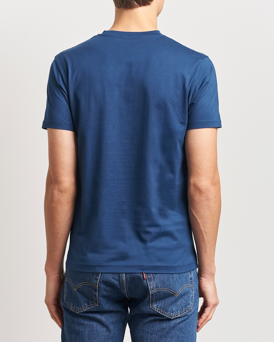 Homme | T-shirts | Sunspel | Riviera Midweight T-Shirt Navy Blue