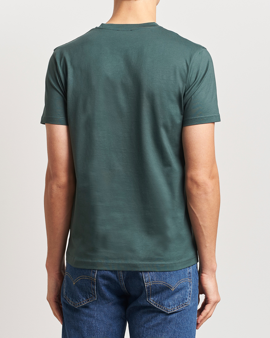 Homme | T-shirts | Sunspel | Riviera Midweight T-Shirt Holly Green
