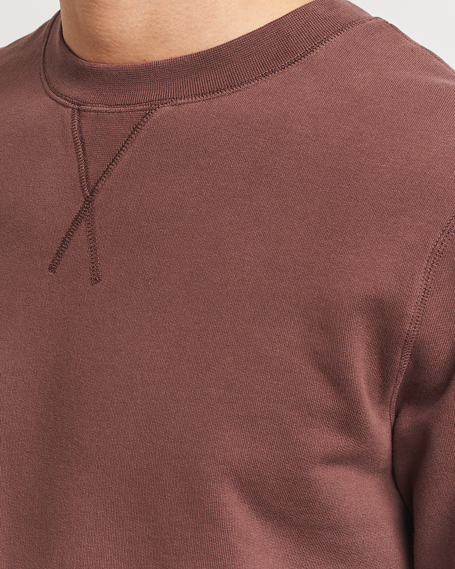 Homme | Pulls Et Tricots | Sunspel | Loopback Sweatshirt Cocoa Brown