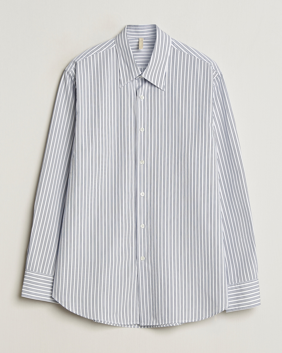 Homme | Chemises | Sunflower | Base Shirt White/Blue