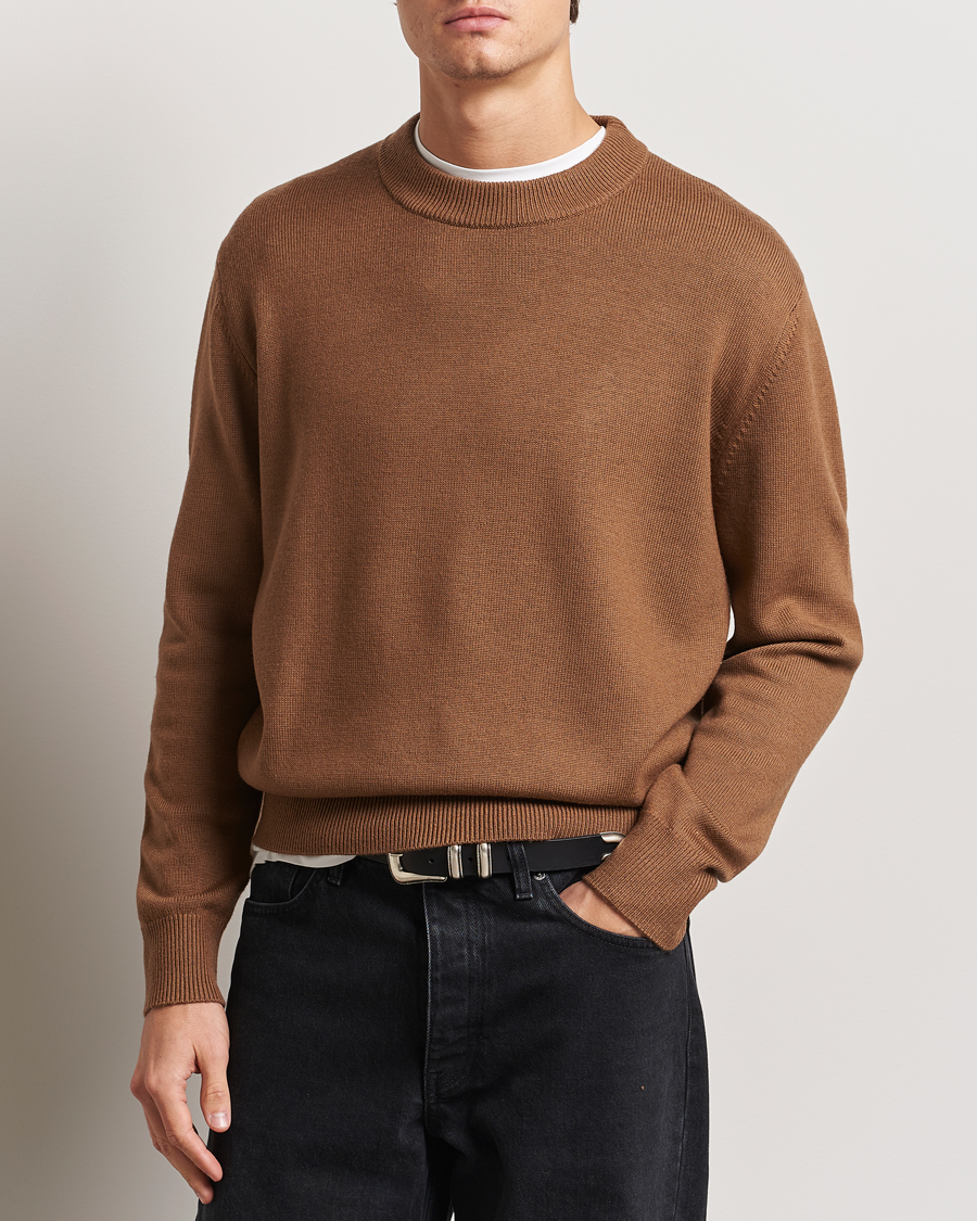 Homme | Pulls Et Tricots | Sunflower | Moon Merino Sweater Camel