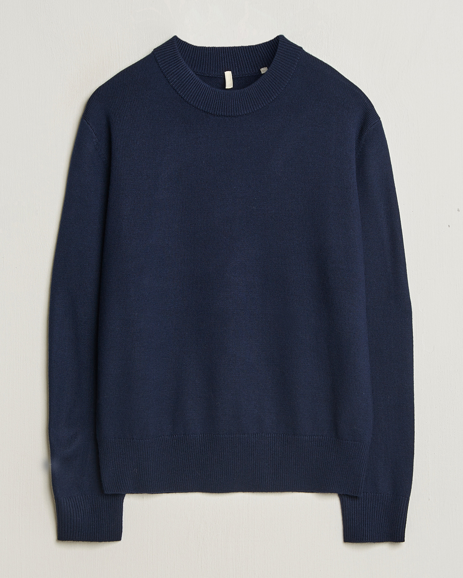 Homme | Pulls Et Tricots | Sunflower | Moon Merino Sweater Navy