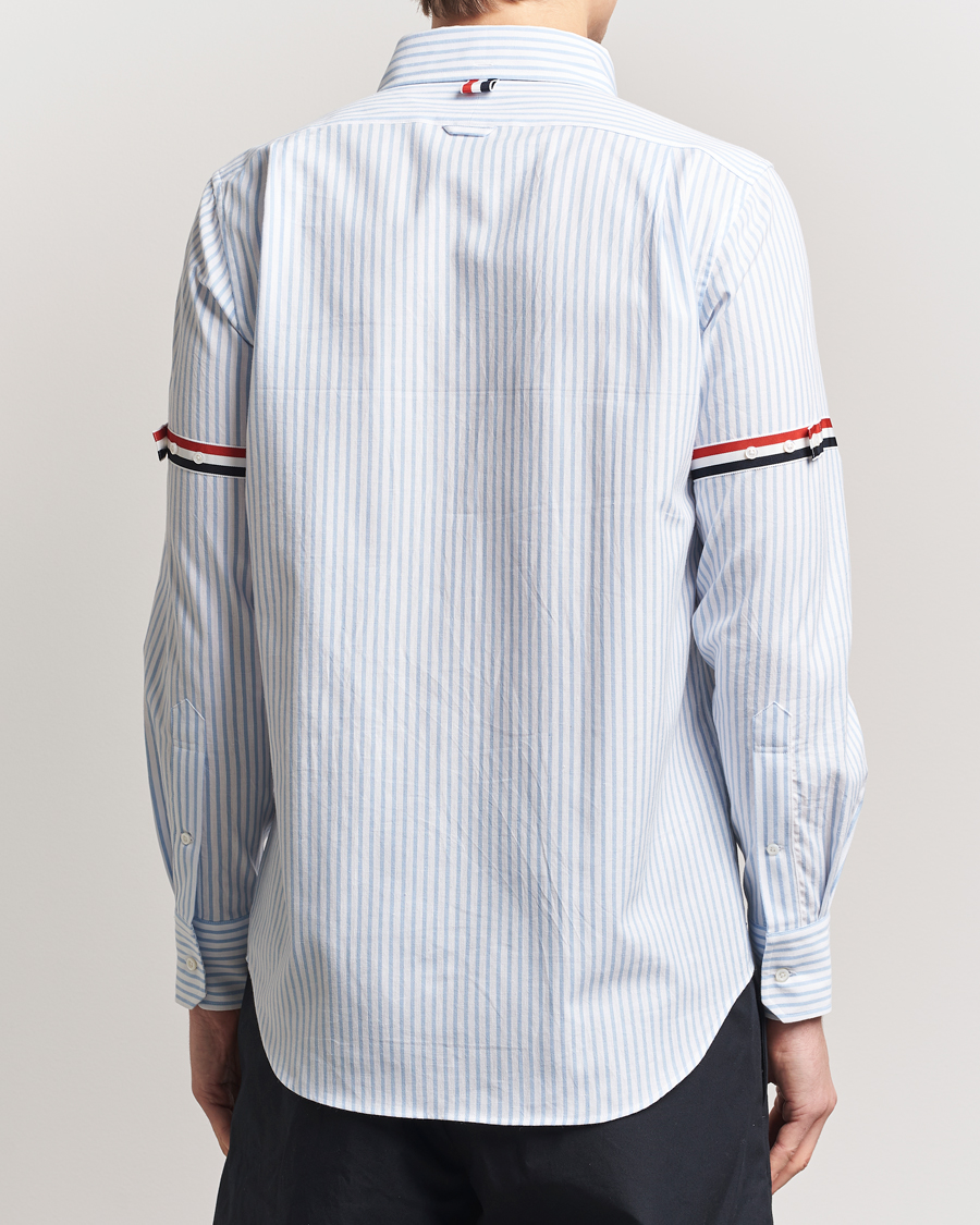 Homme | Chemises | Thom Browne | Uniform Stripe Cotton Shirt Light Blue