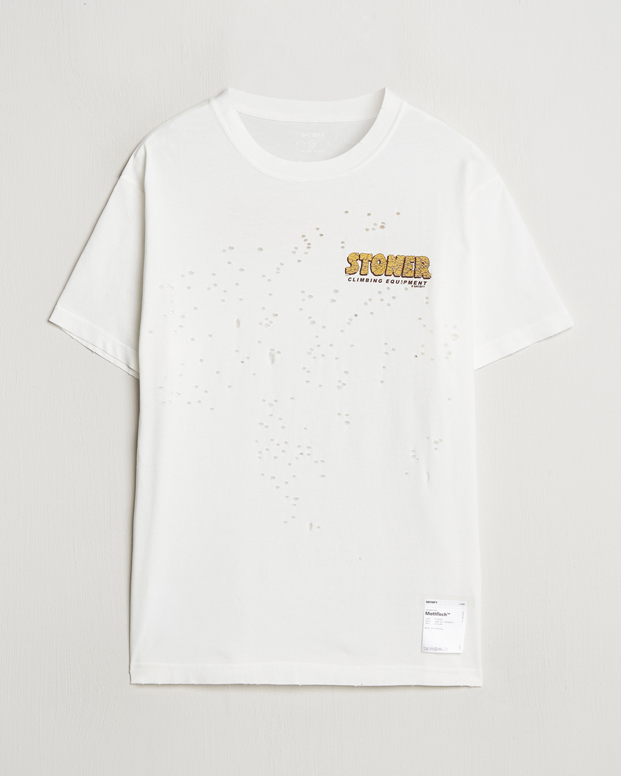 Homme | T-shirts | Satisfy | Stoner MothTech T-Shirt Off White