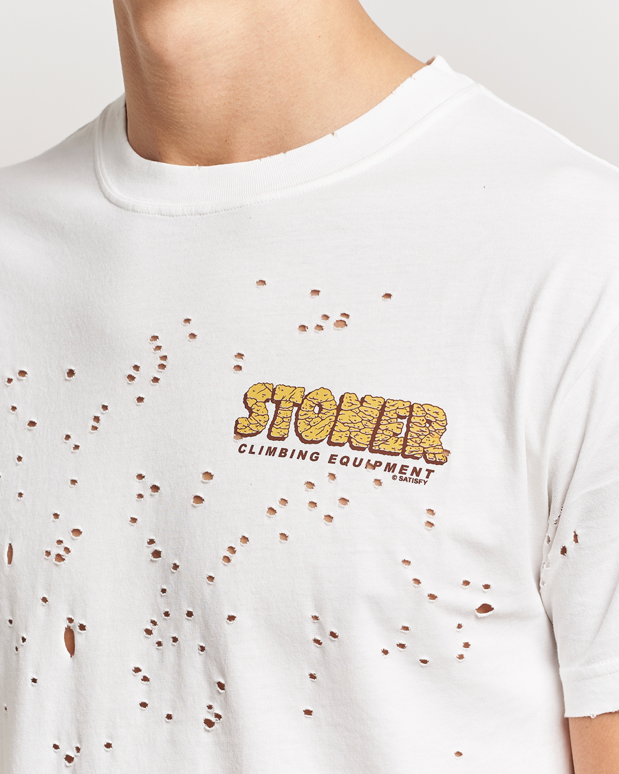 Homme | T-shirts | Satisfy | Stoner MothTech T-Shirt Off White