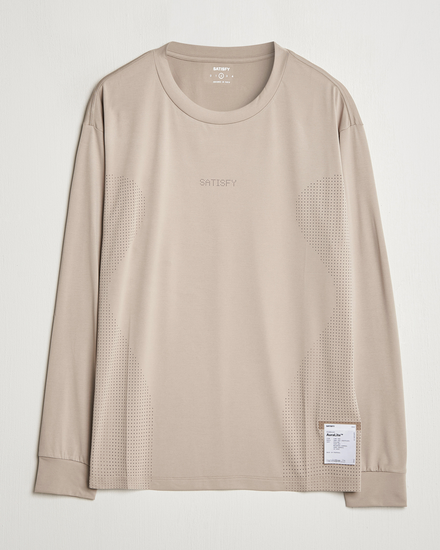 Homme | T-shirts | Satisfy | AuraLite Air Long Sleeve T-Shirt Estaurilite