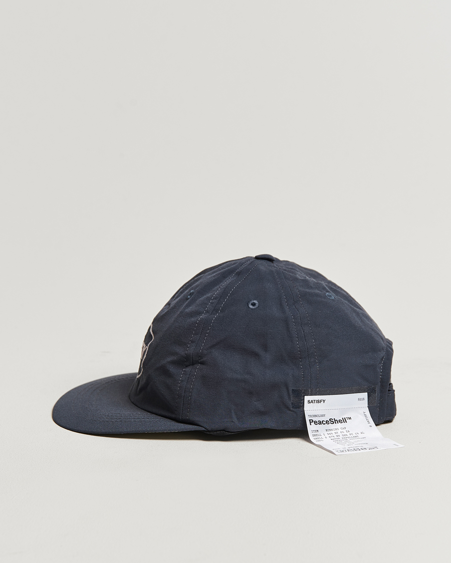 Homme | Satisfy PeaceShell Running Cap Charcoal | Satisfy | PeaceShell Running Cap Charcoal